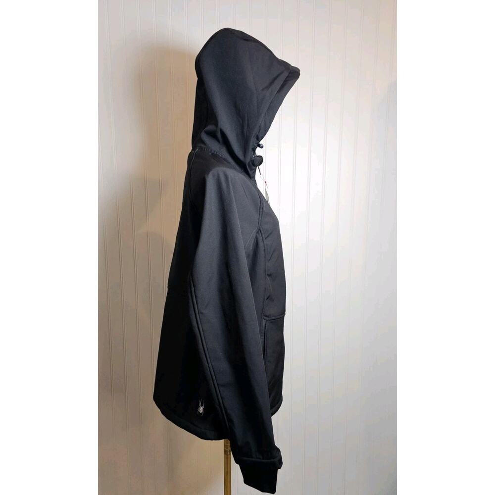 Spyder Softshell Ski Jacket Women's Large NWT Black Pockets - Picture 6 of 13